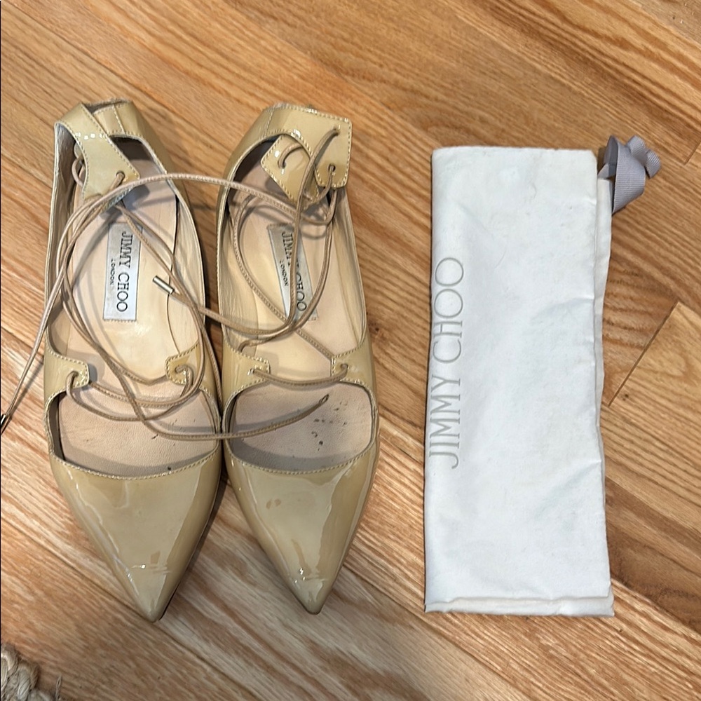 Jimmy Choo Vita Lace up Flat